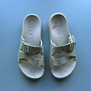 Chaco Slide Sandal Olive Green